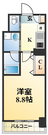 グランレブリー洛西口の間取り