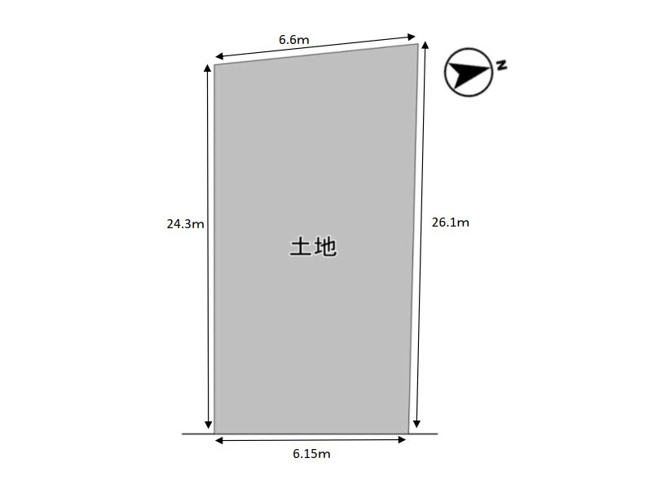 【土地図】 | 山科区御陵安祥寺町　売地（建築条件付き）