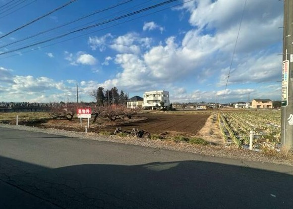 【土地】坂戸市成願寺売地の外観|陽当り良好な広大な敷地