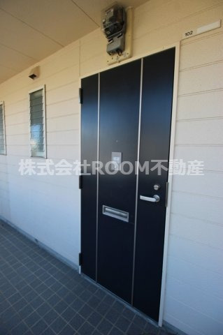 サンハイツ都城の玄関