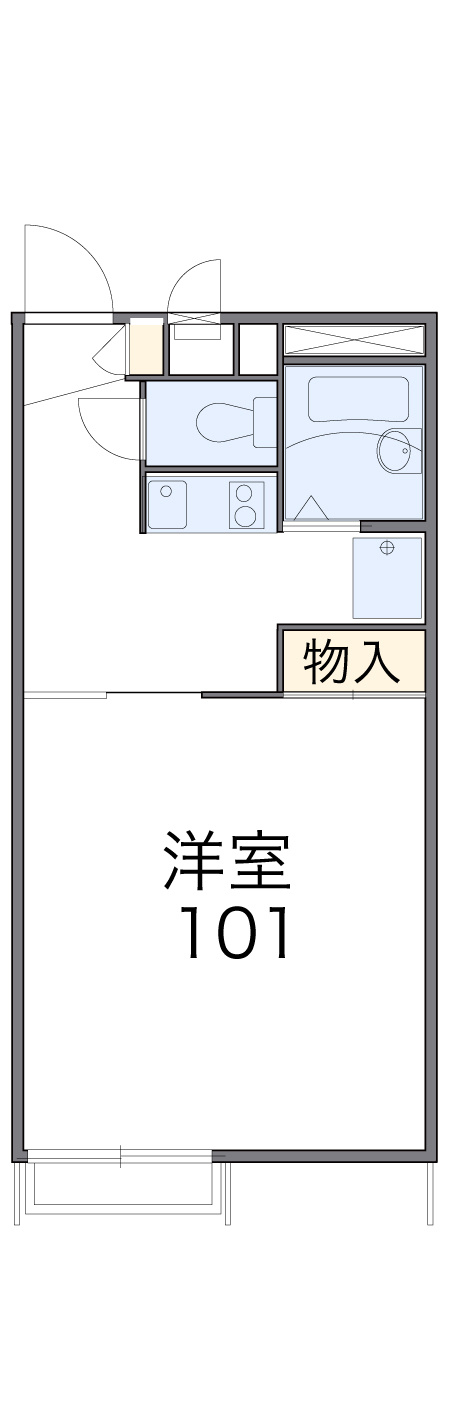 レオパレスシーガルの間取り