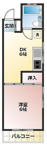 スカイパレス二葉の間取り
