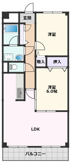 【間取り】 | リュイール千里