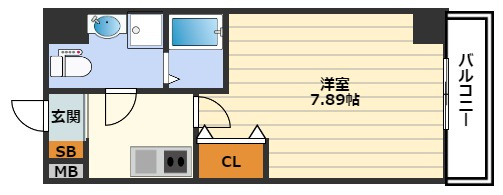 ウインズコート西梅田Ⅱの間取り