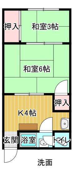 【間取り】 | 里上アパート
