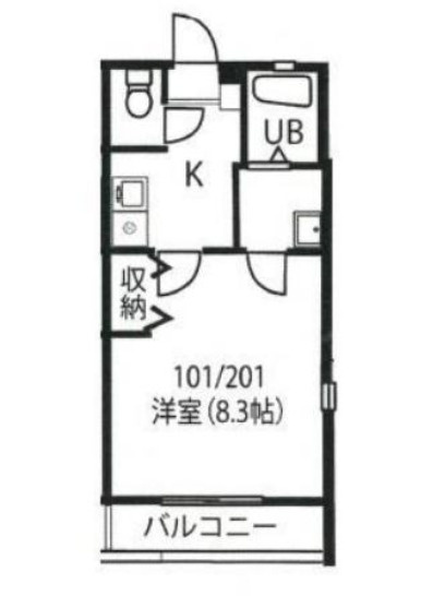 グランドアマレーⅡ番館の間取り