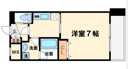 【間取り】 | アーバンフラッツ西中島