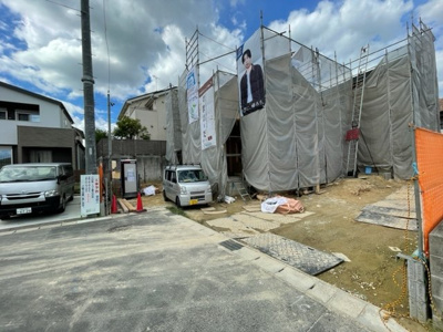 【前面道路含む現地写真】 | 愛知郡東郷町春木音貝 全2棟 ＜仲介手数料無料＞音貝小・春木中　新築一戸建て | 新築戸建の事はマックバリュで住まい相談へお任せください。
