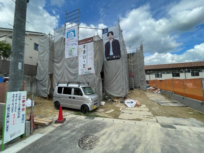 【外観】 | 愛知郡東郷町春木音貝 全2棟 ＜仲介手数料無料＞音貝小・春木中　新築一戸建て | 
住宅ローンアドバイザーの村田です。住宅ローン審査が通らなかった方、あきらめる前にご相談ください。
