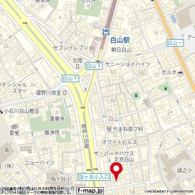 【地図】 | ジュエル文京白山