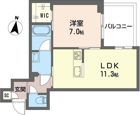 Sha Maison KOWA WESTの間取り|遮音床SHAIDD55搭載