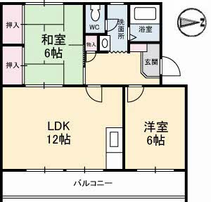 茜屋マンションの間取り