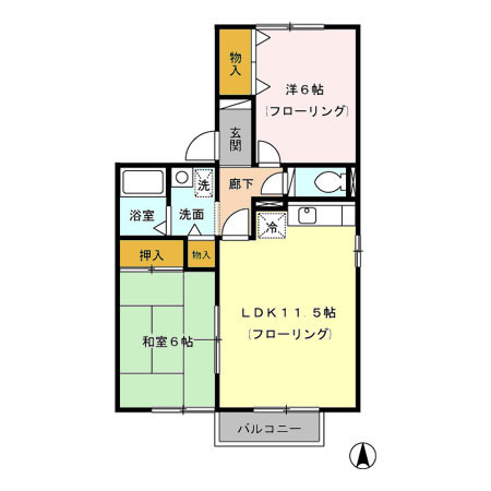 【間取り】 | ヴェルドミール M