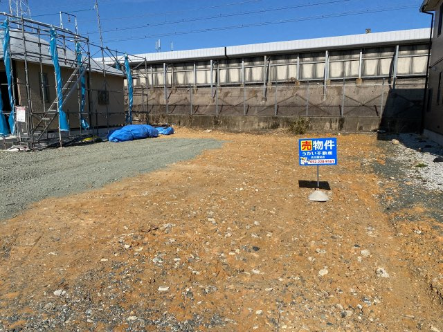 2区画分譲地　豊橋市　北側の外観