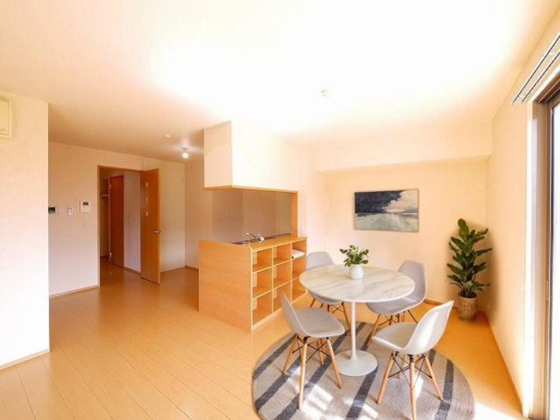 リザイア　Ｂ棟の居間・リビング|CGで家具等を配置したもので家具等は含まれません