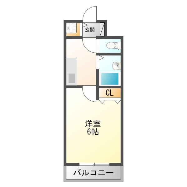 コート十三の間取り