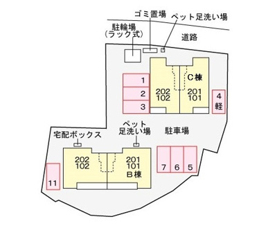 【駐車場】 | サンフォレストＣ棟 | 駐車場
