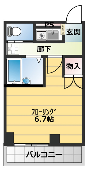 【間取り】 | ハイツコモリヤ