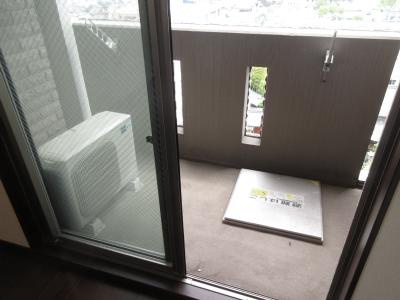 ベラジオ四条大宮のバルコニー