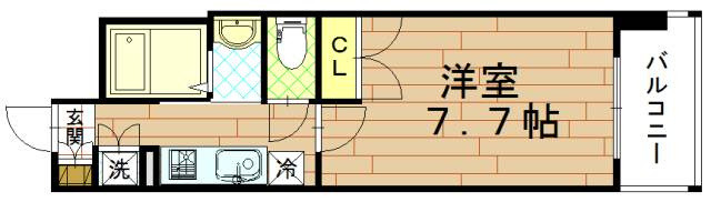 ベラジオ四条大宮の間取り