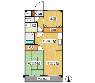 【間取り】 | サンパレス