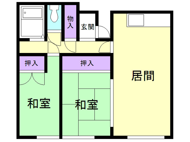 Ｙ１ビルの間取り
