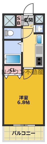 【間取り】 | プレサンス千種駅前ネオステージ | 間取りです。