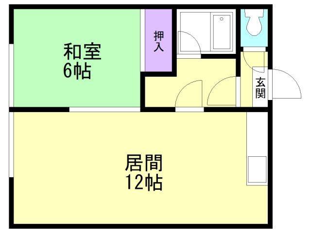 中島マンションの間取り