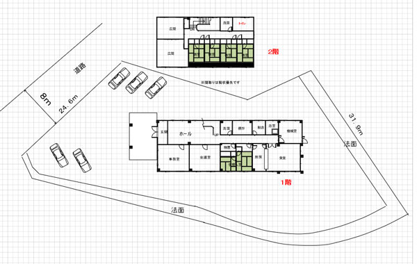 呉市広小坪売り家の間取り