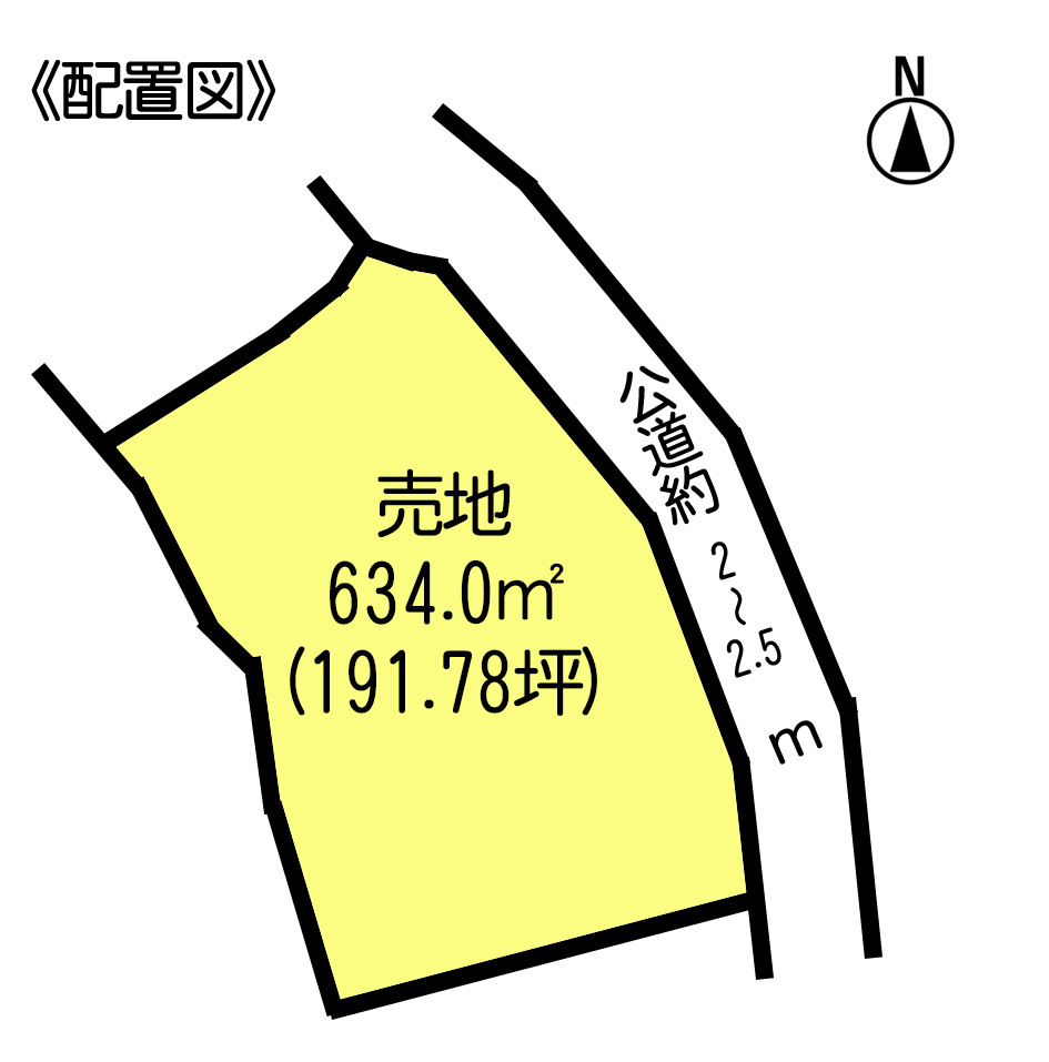 常滑市北条1丁目　売地