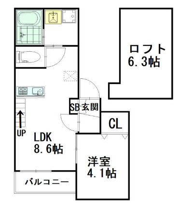 【間取り】 | 仲介手数料０円！HPには初期費用掲載！「プライスホーム」で検索！パティオ五十川Ⅱ