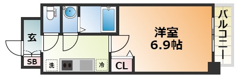 アドバンス神戸レイソレの間取り