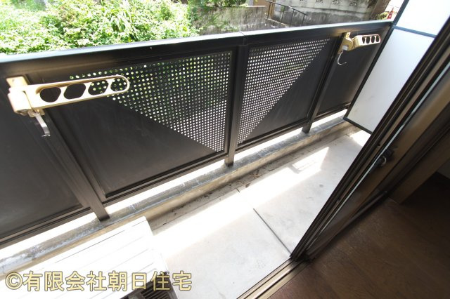 ココハイムⅡのバルコニー