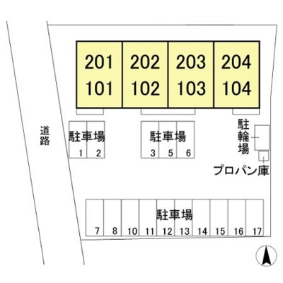 【区画図】 | サニーコーポラス
