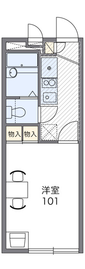 【間取り】 | フォレスト２１B