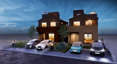 【外観パース】 | フレスティア袖ケ浦駅前　2号棟