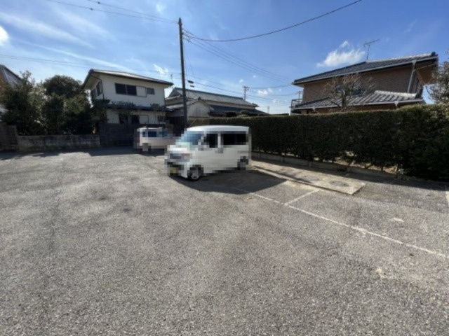さくらハイツの駐車場
