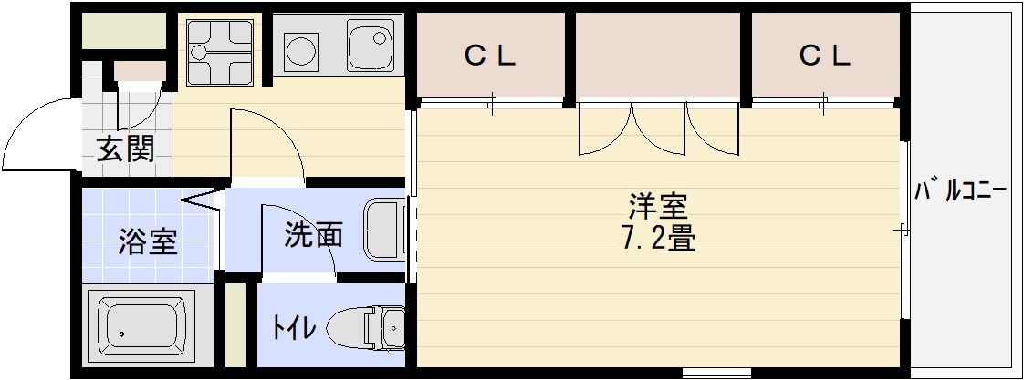 Avance土師ノ里の間取り