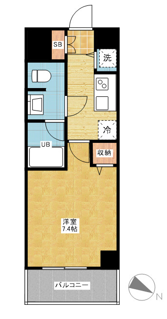 カレント新栄｜名古屋市の賃貸ならMy賃貸の間取り|カレント新栄