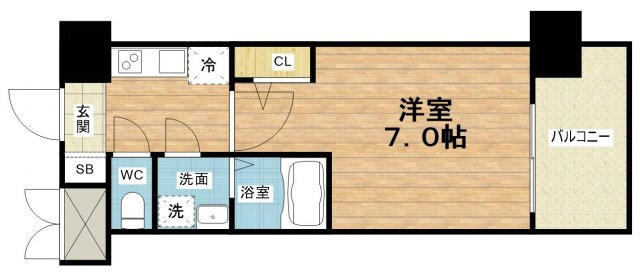 【間取り】 | S-RESIDENCE大阪同心