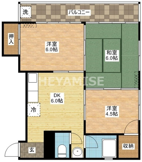 石田ビルの間取り
