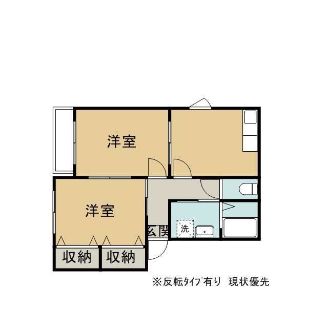スクエアDの間取り