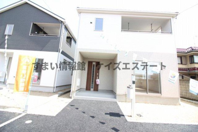 【外観】 | 太田市新道町　新築住宅 | 【6号棟】水廻りがまとまっていて家事効率の良い間取りの4LDK新築住宅☆