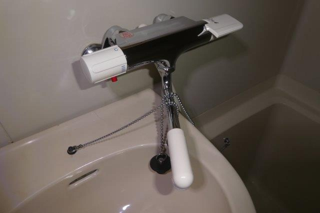 エルディム倉敷Aの浴室|サーモスタッド付き水栓