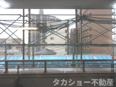 【展望】 | クイーンズレゾン五井駅前 | 只今修繕工事中のため、養生が掛かっております。