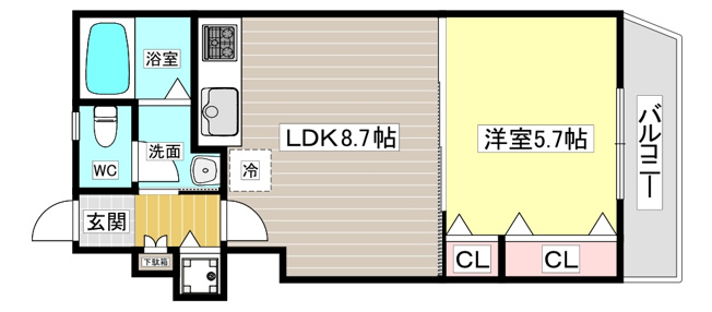 【間取り】 | フローラ西宮北口