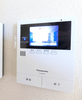 【セキュリティ】 | グランヒル港北 | 防犯対策に有効なカメラ付きインターホン！録画機能が付いているので留守中の訪問者まで確認できます♪