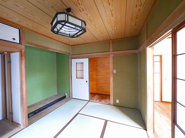 二名３丁目貸家の和室|和室があれば客間としても活用できます
