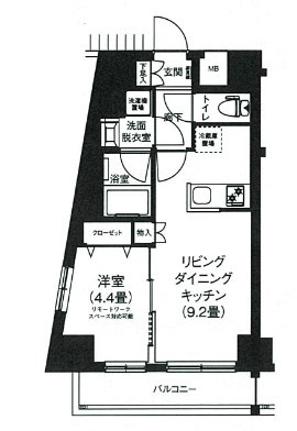 ルフレグランデ府中の間取り