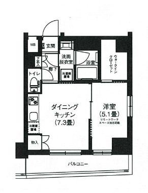 ルフレグランデ府中の間取り